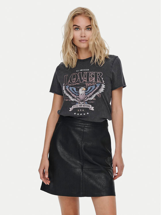 ONLY Marškinėliai · Juoda