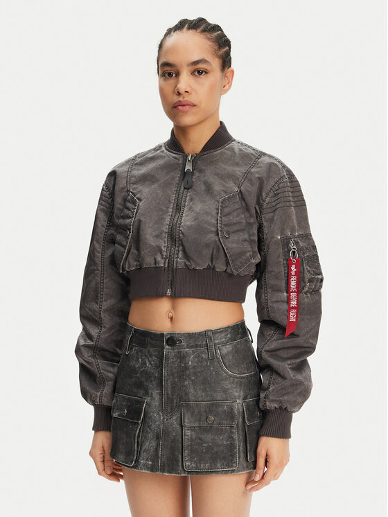 Alpha Industries Bomber striukė · Pilka