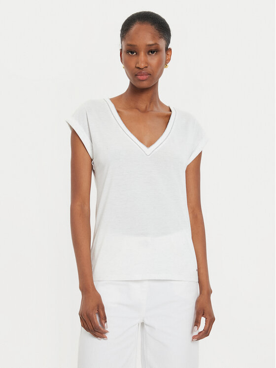 Morgan Marškinėliai · Balta