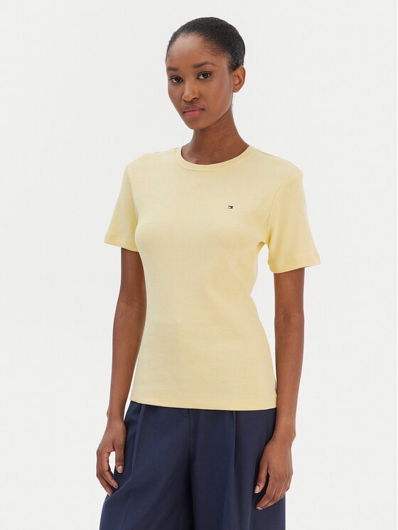 Kodas SUN15 Tommy Hilfiger Marškinėliai · Geltona