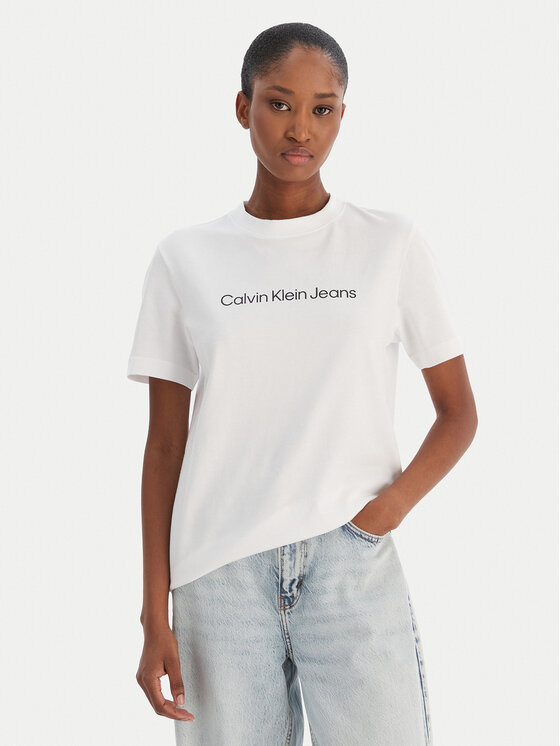 Calvin Klein Jeans Marškinėliai · Balta