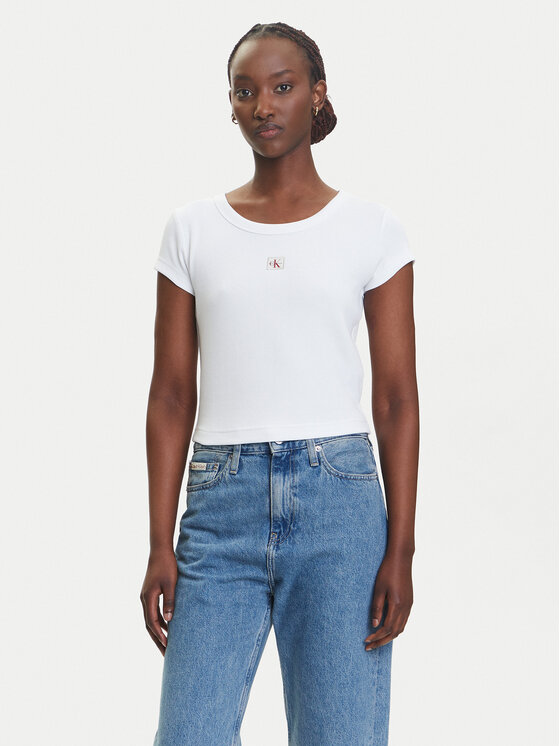 Calvin Klein Jeans Marškinėliai · Balta