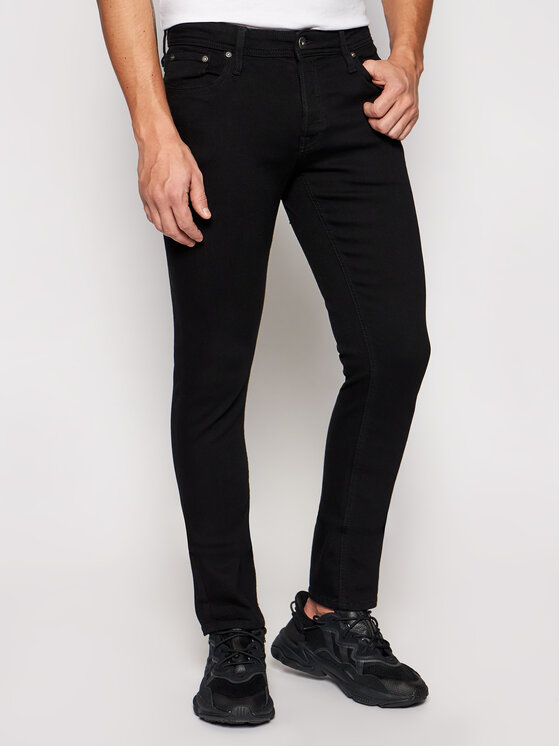 Jack & Jones Džinsai · Juoda · Slim Fit
