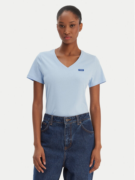 HUGO Marškinėliai · Mėlyna