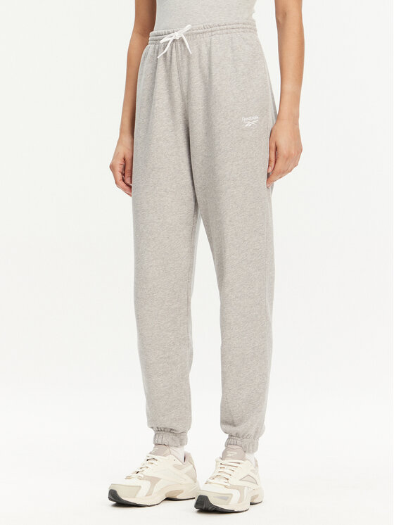 Reebok Sportinės kelnės · Pilka · Regular Fit