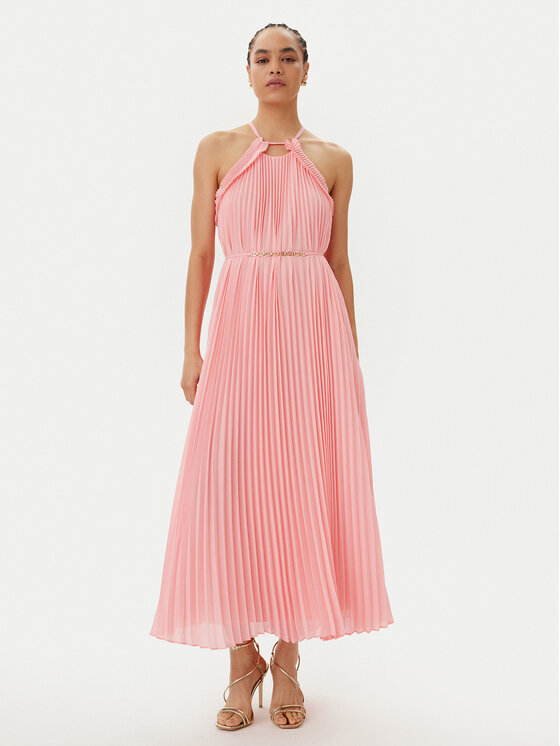 TWINSET Kokteilinė suknelė · Rožinė · Midi