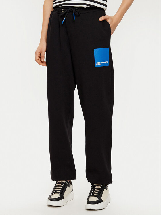 Karl Lagerfeld Jeans Sportinės kelnės · Juoda · Regular Fit
