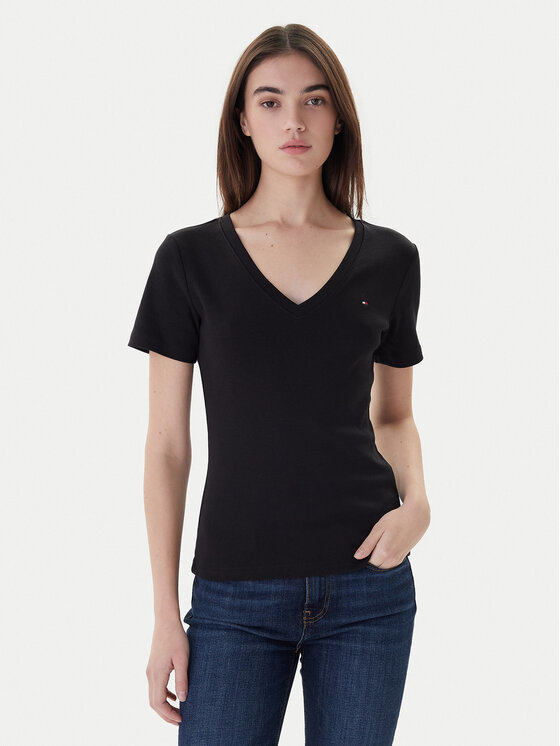 Tommy Hilfiger Marškinėliai · Juoda