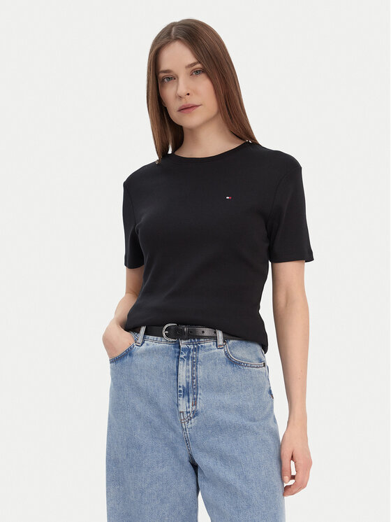 Tommy Hilfiger Marškinėliai · Juoda