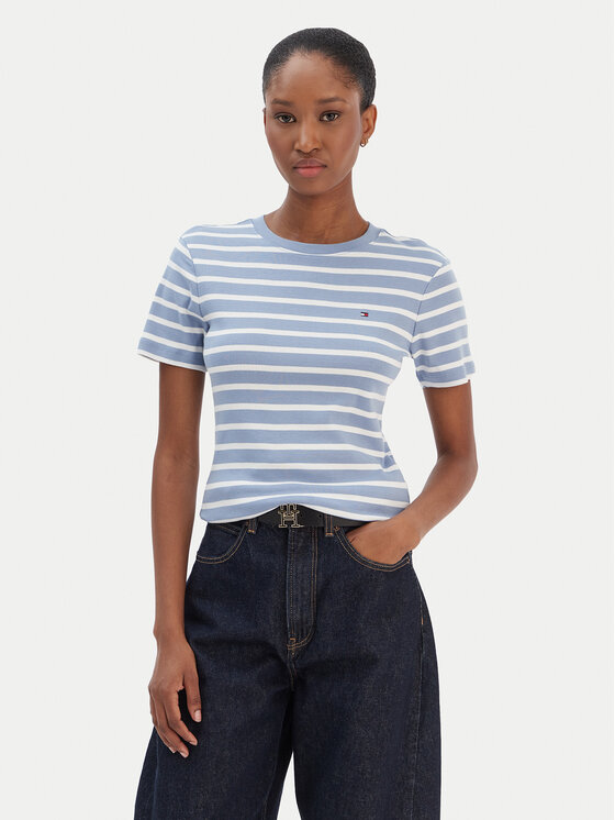 Kodas SUN15 Tommy Hilfiger Marškinėliai · Žydra