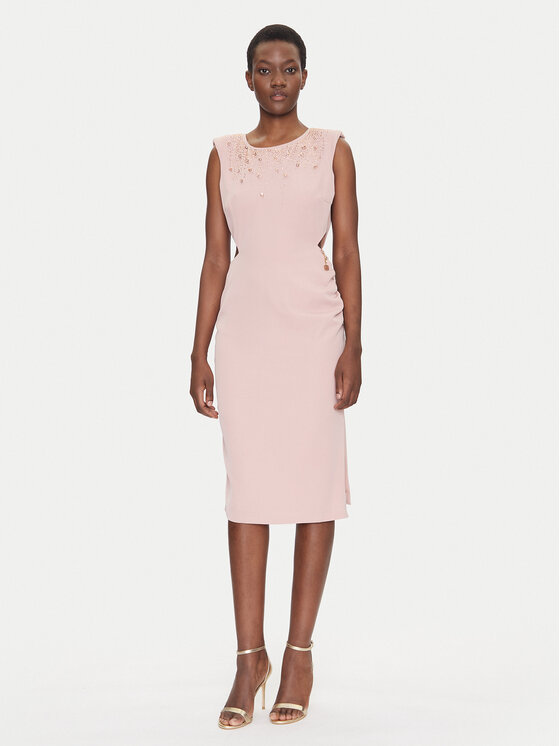 Fracomina Kokteilinė suknelė · Rožinė · Midi