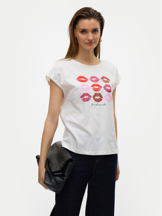 Vero Moda Marškinėliai · Balta