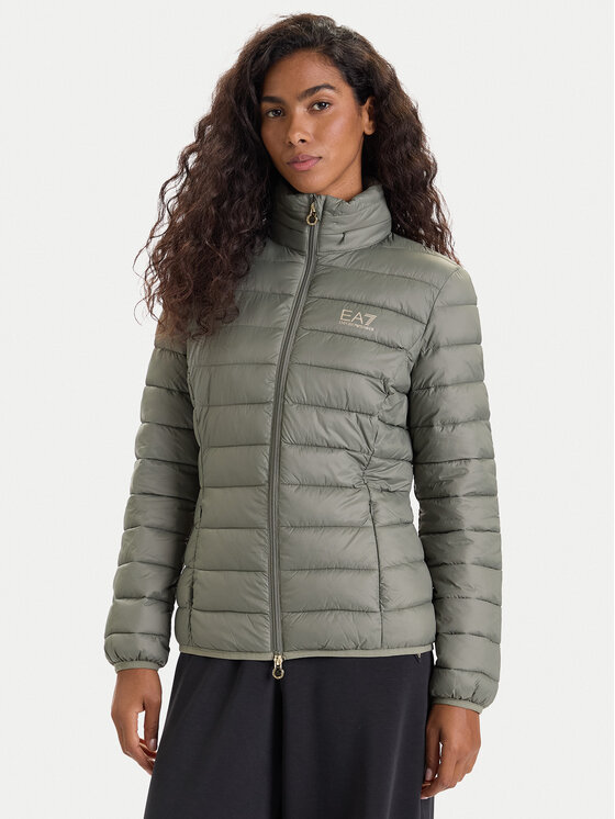 EA7 Emporio Armani Demisezoninė striukė · Žalia