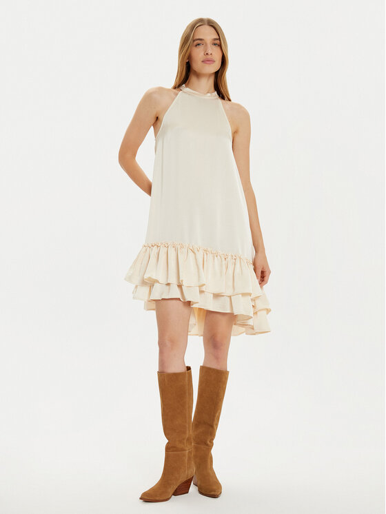 YAS Kokteilinė suknelė · Écru · Mini