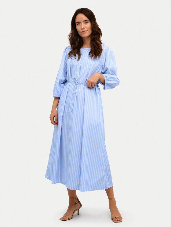 Kaffe Marškinių tipo suknelė · Mėlyna · Midi