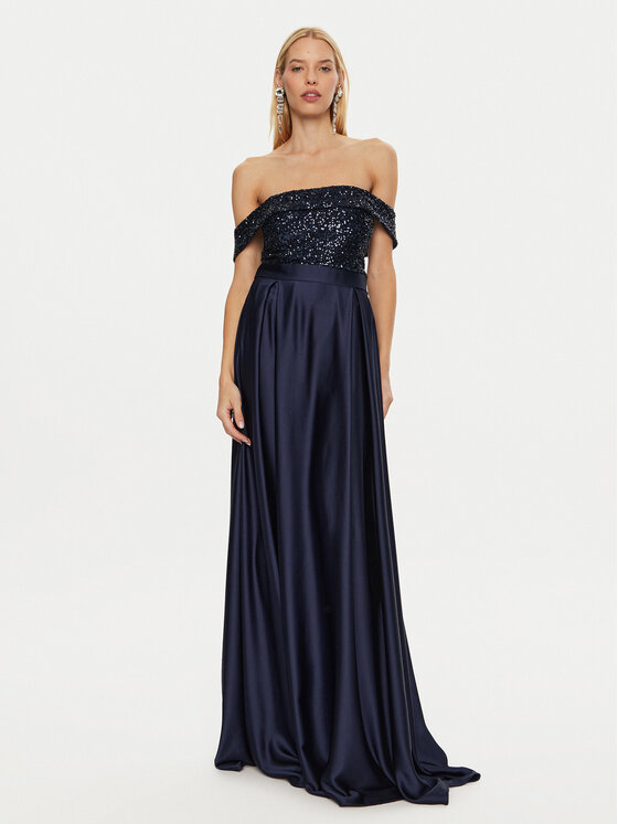 Rinascimento Vakarinė suknelė · Tamsiai mėlyna · Maksi