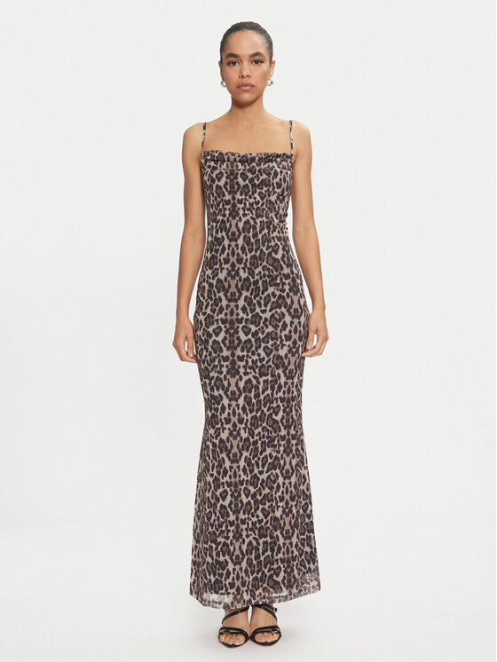 Gina Tricot Kasdieninė suknelė · Ruda · Midi