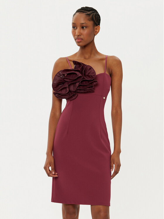 Rinascimento Kokteilinė suknelė · Vyšninė · Mini