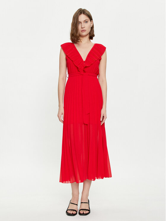 Dixie Kokteilinė suknelė · Raudona · Midi