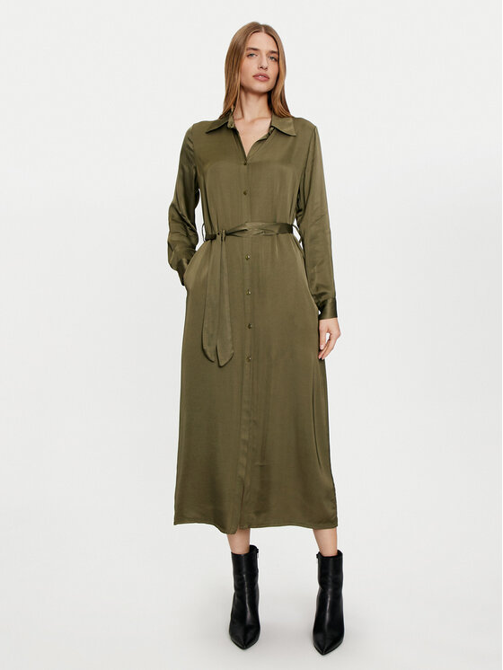 Haveone Marškinių tipo suknelė · Žalia · Midi