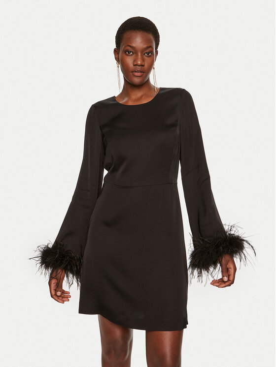 TWINSET Kokteilinė suknelė · Juoda · Mini