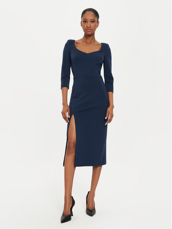 Rinascimento Kokteilinė suknelė · Tamsiai mėlyna · Midi