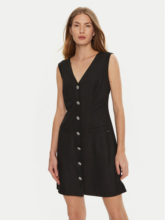 Guess Kokteilinė suknelė · Juoda · Mini