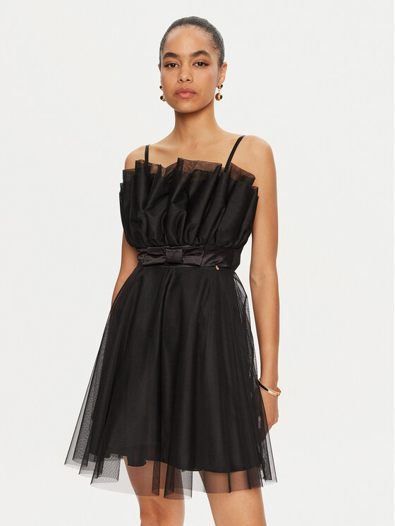 Rinascimento Kokteilinė suknelė · Juoda · Mini