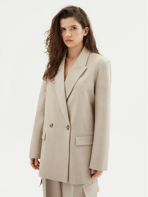 Calvin Klein Jeans Švarkas · Smėlio · Relaxed Fit