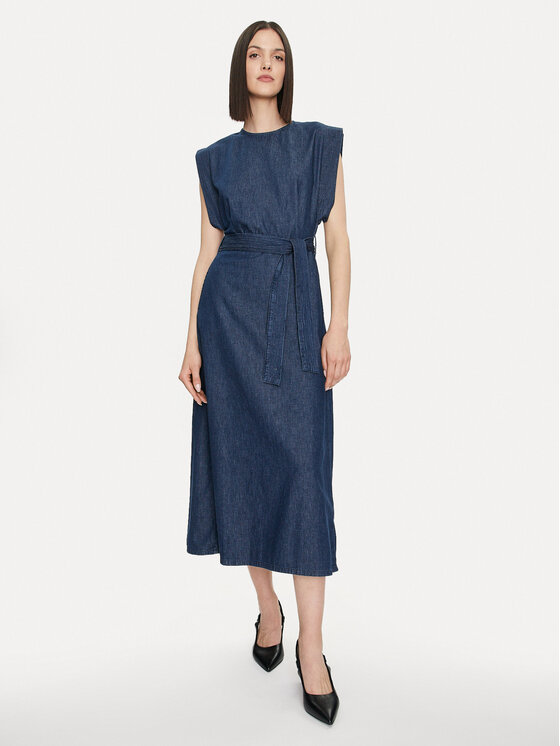 United Colors Of Benetton Džinsinė suknelė · Mėlyna · Midi