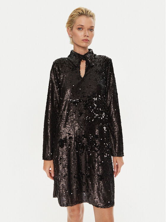 Bruuns Bazaar Kokteilinė suknelė · Juoda · Mini