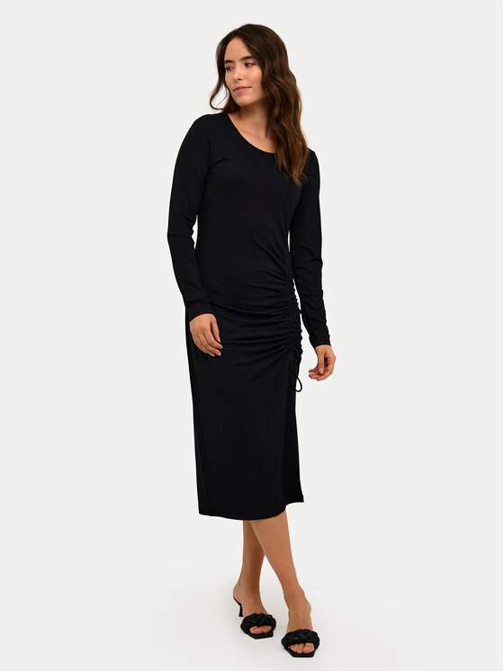 Kaffe Kasdieninė suknelė · Juoda · Midi