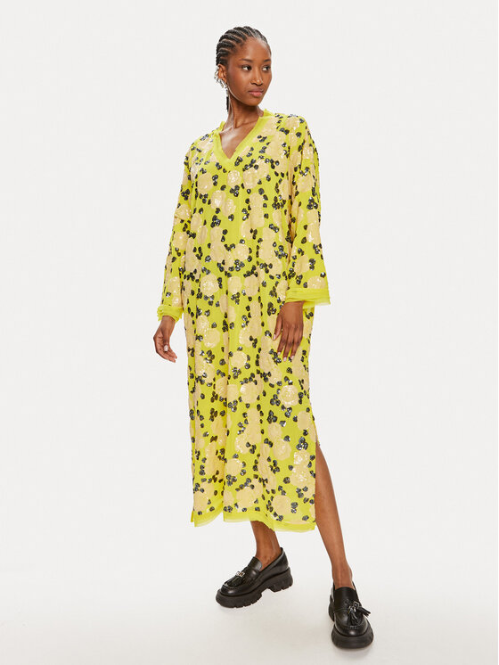 Munthe Kasdieninė suknelė · Geltona · Midi