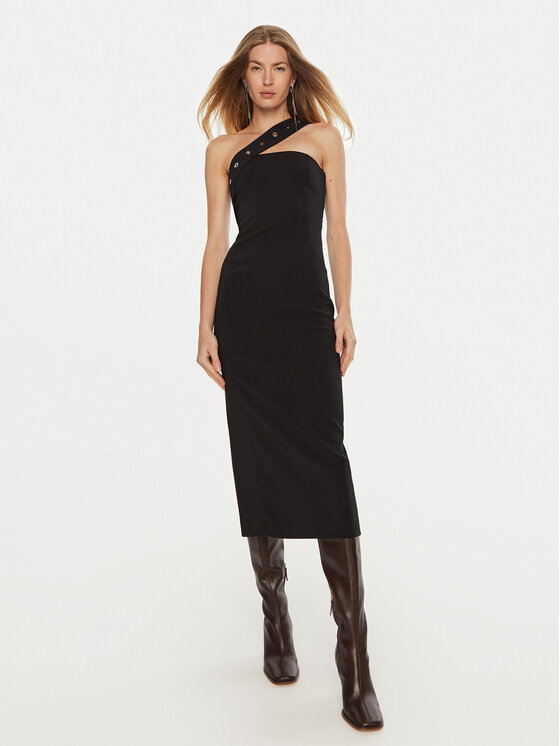 Kodas SUN15 Patrizia Pepe Kokteilinė suknelė · Juoda · Midi