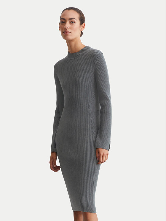 Marc O'Polo Trikotažinė suknelė · Pilka · Midi