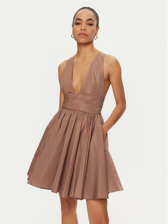 PINKO Kokteilinė suknelė · Ruda · Mini