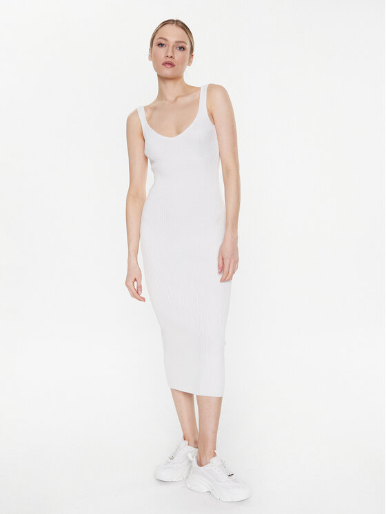 MMC Studio Trikotažinė suknelė · Écru · Midi