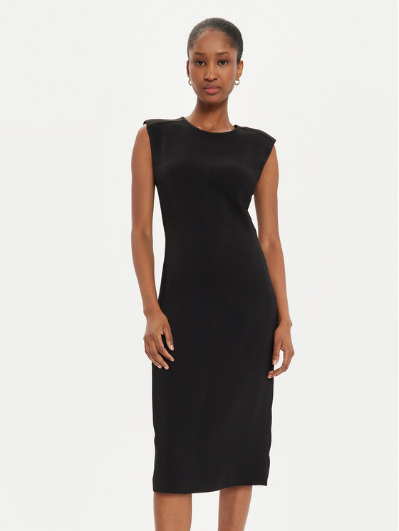 PINKO Kokteilinė suknelė · Juoda · Midi