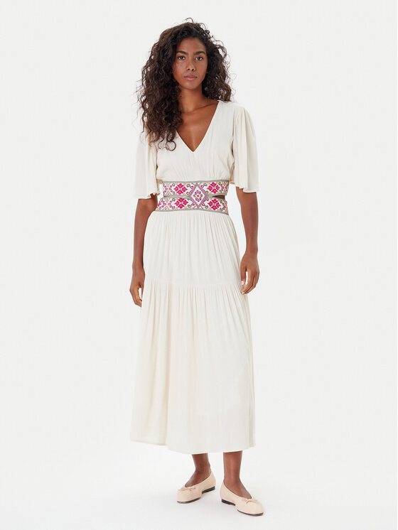 Kodas SUN15 Desigual Vasarinė suknelė · Balta · Midi