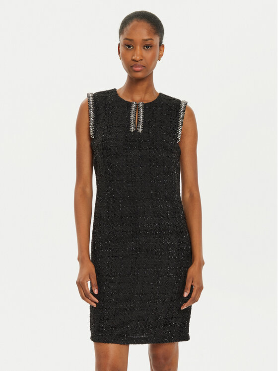 Rinascimento Trikotažinė suknelė · Juoda · Mini