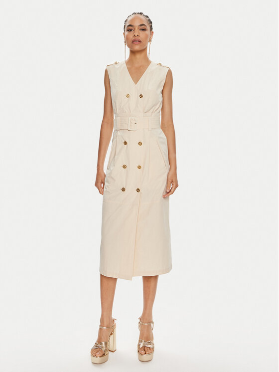 TWINSET Kasdieninė suknelė · Smėlio · Midi