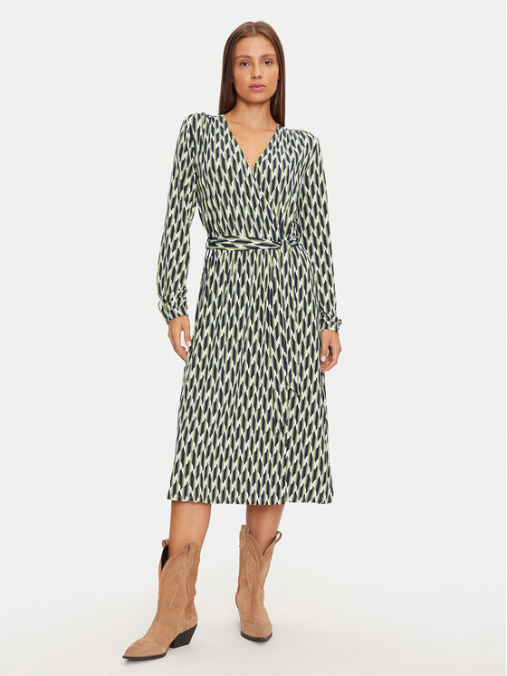 Kodas SUN15 Olsen Marškinių tipo suknelė · Žalia · Midi