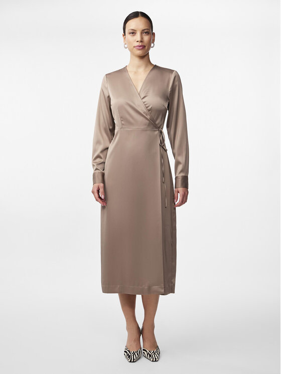 YAS Kasdieninė suknelė · Smėlio · Midi