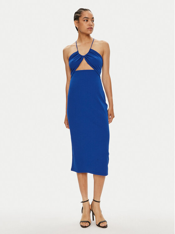 Calvin Klein Jeans Kokteilinė suknelė · Mėlyna · Midi
