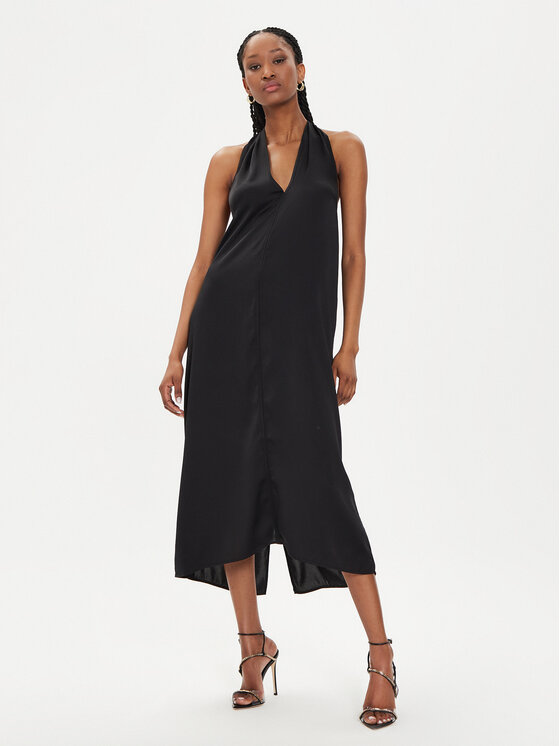 Bruuns Bazaar Kokteilinė suknelė · Juoda · Midi