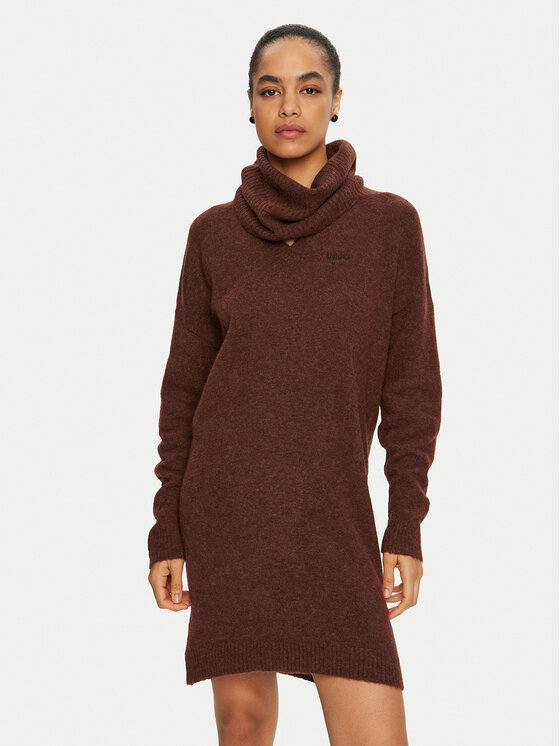 Liu Jo Trikotažinė suknelė · Ruda · Mini