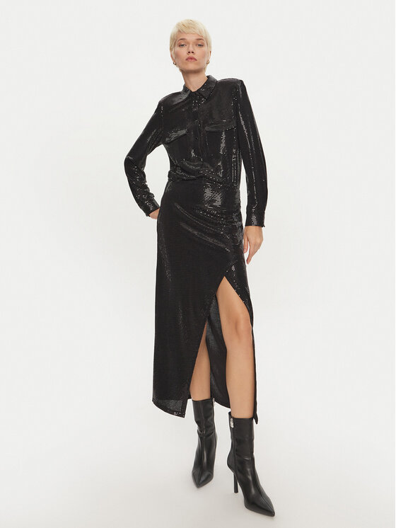 LOLA CASADEMUNT Kokteilinė suknelė · Juoda · Midi