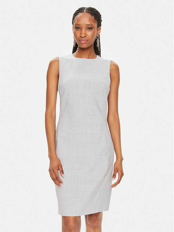 Calvin Klein Kokteilinė suknelė · Pilka · Mini