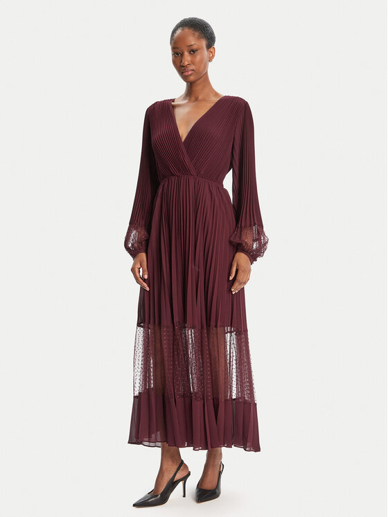 TWINSET Vakarinė suknelė · Vyšninė · Maksi