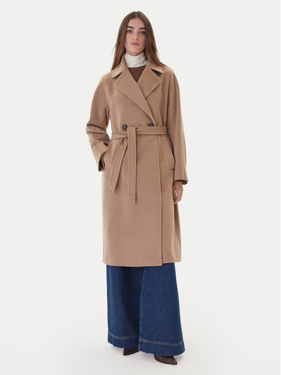 Weekend Max Mara Demisezoninis paltas · Smėlio 1